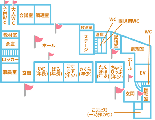 旗をクリックすると左側で写真が見れるよ!